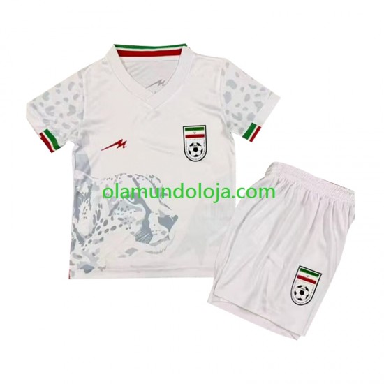 Camisola Irão Criança Equipamento Primeiro 2026 Manga Curta